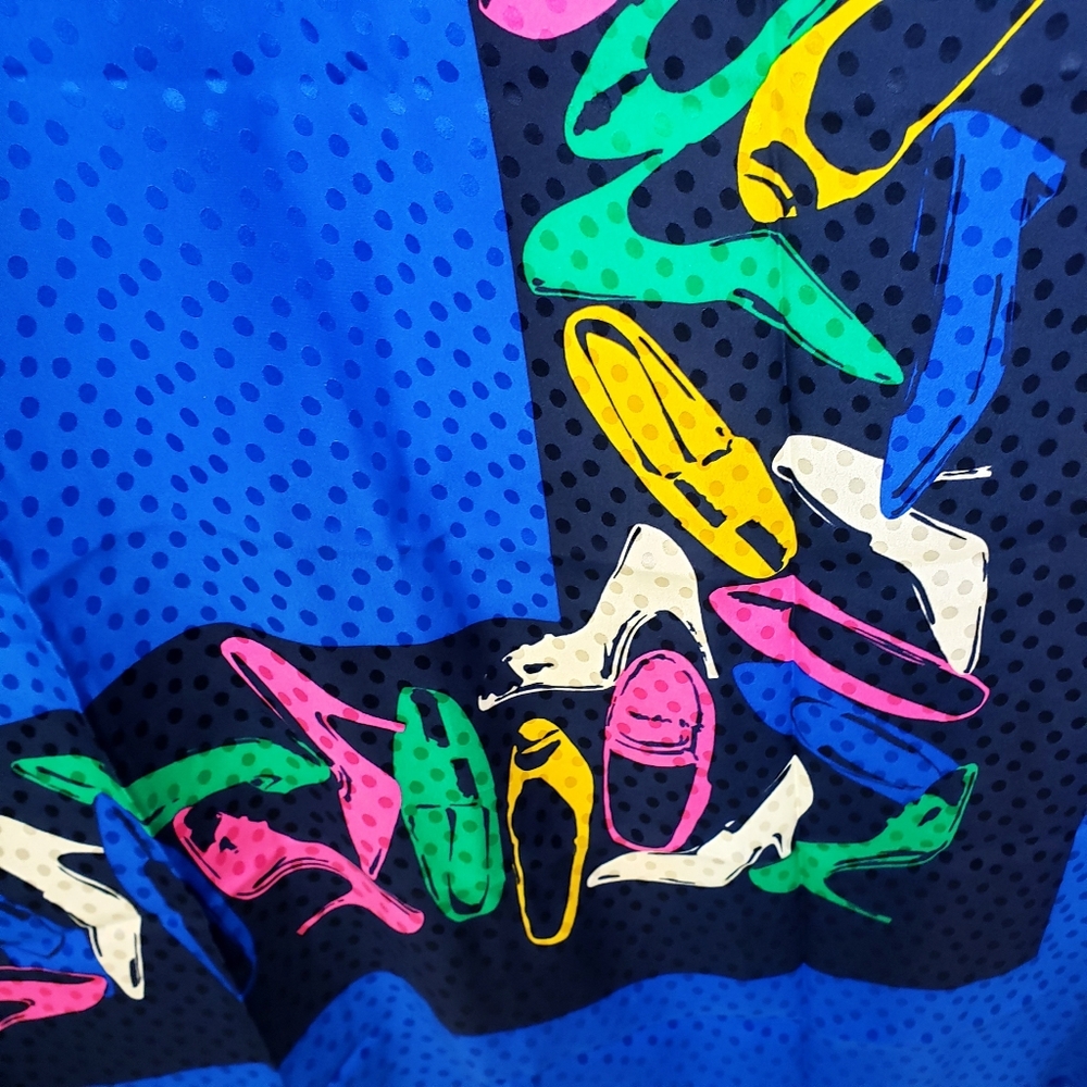 Charles Jourdan raw edge scarf - Picture 1 of 6